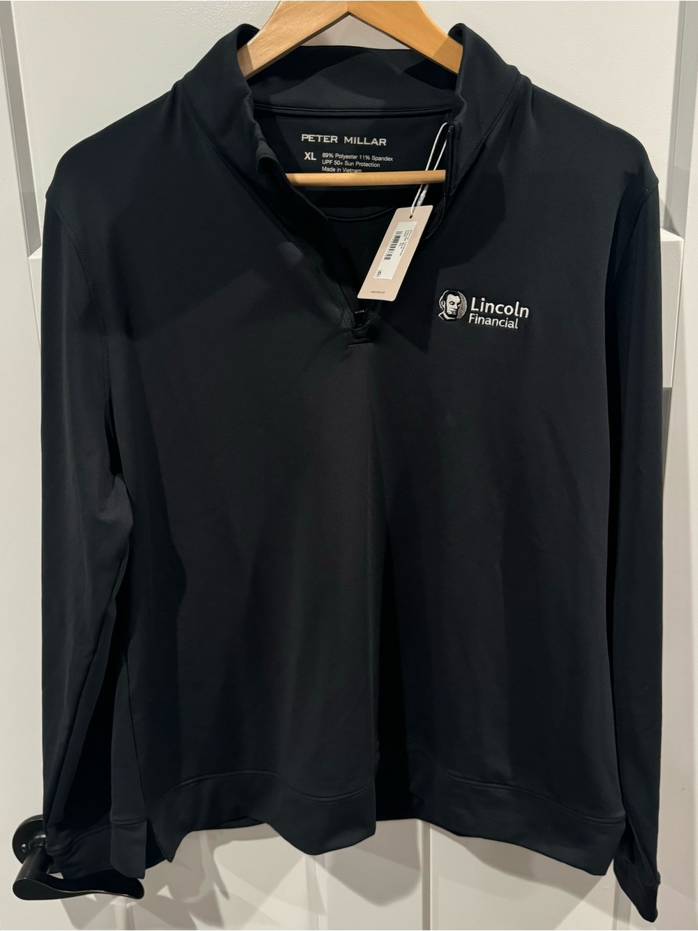 NWT Peter Millar Perth Quarter Zip Philadelphia Eagles Lincoln Financial XL